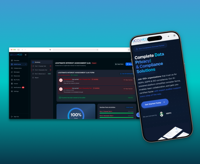 Accuvice Solutions Web App - Progressive Web Application
